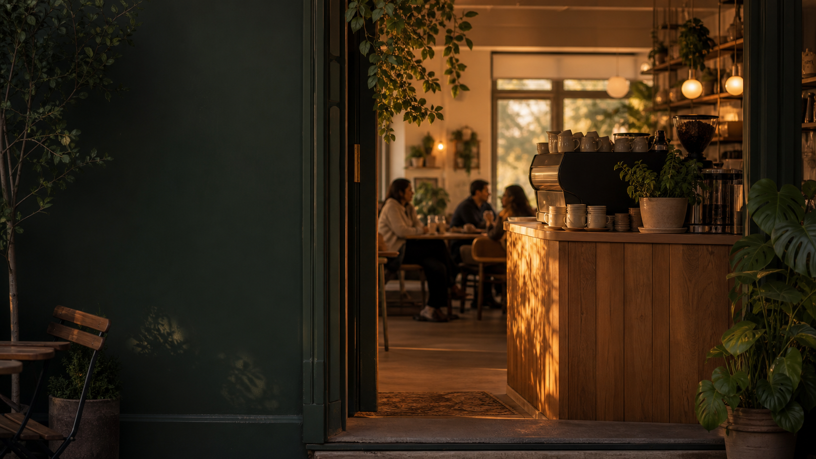 The Coffee Nook coffee shop interior